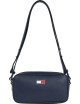 Borsa a spalla in ecopelle con logo AW0AW17290 Tommy Hilfiger