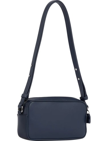 Borsa a spalla in ecopelle con logo AW0AW17290 Tommy Hilfiger