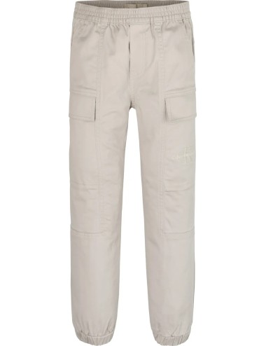 Pantaloni bimbo cargo in cotone IB0IB02270 Calvin Klein Jeans