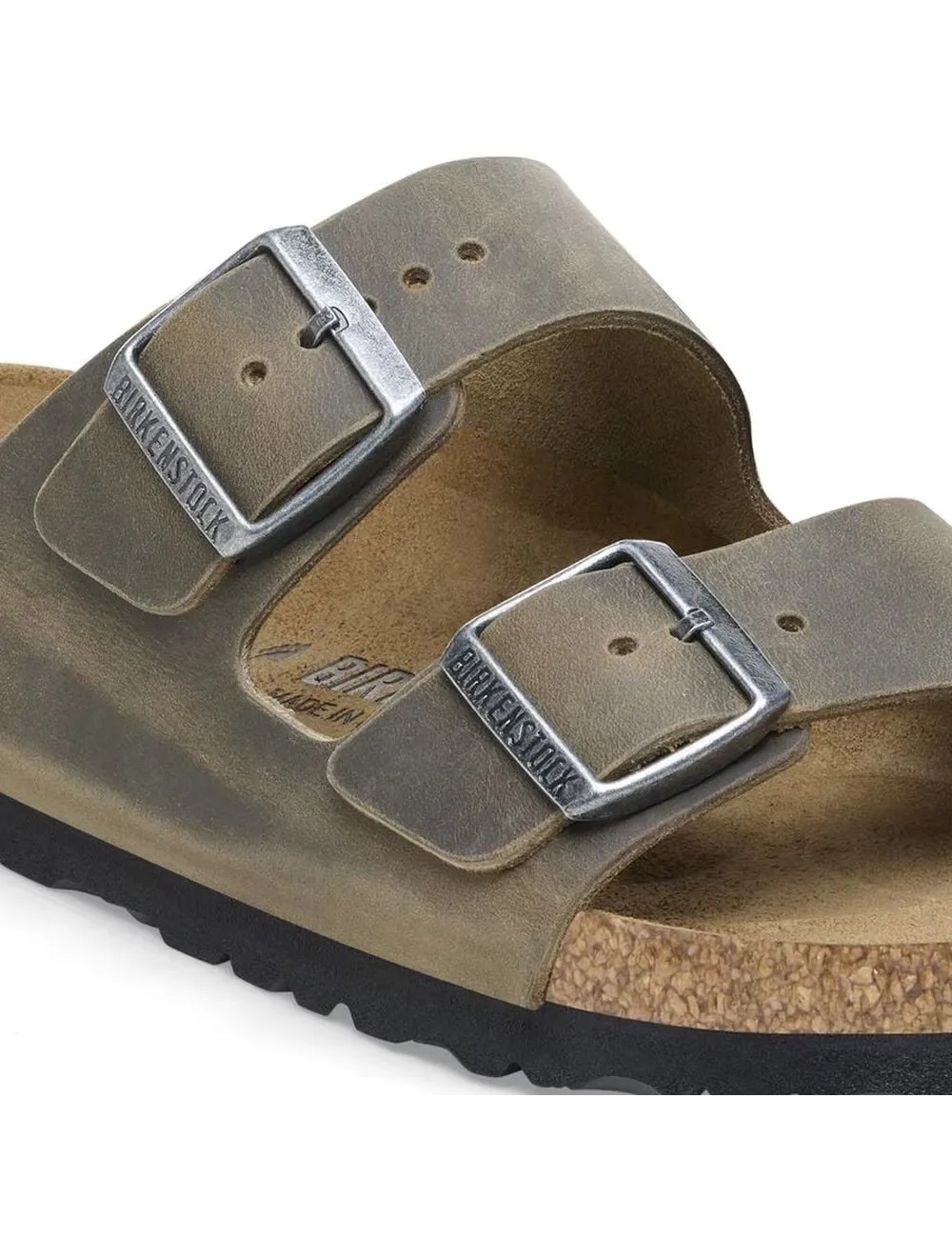 Sandali uomo Arizona in pelle oliata 1027039 Birkenstock