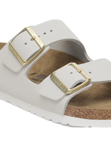 Sandali donna Arizona in pelle scamosciata e dettagli dorati 1029475 Birkenstock