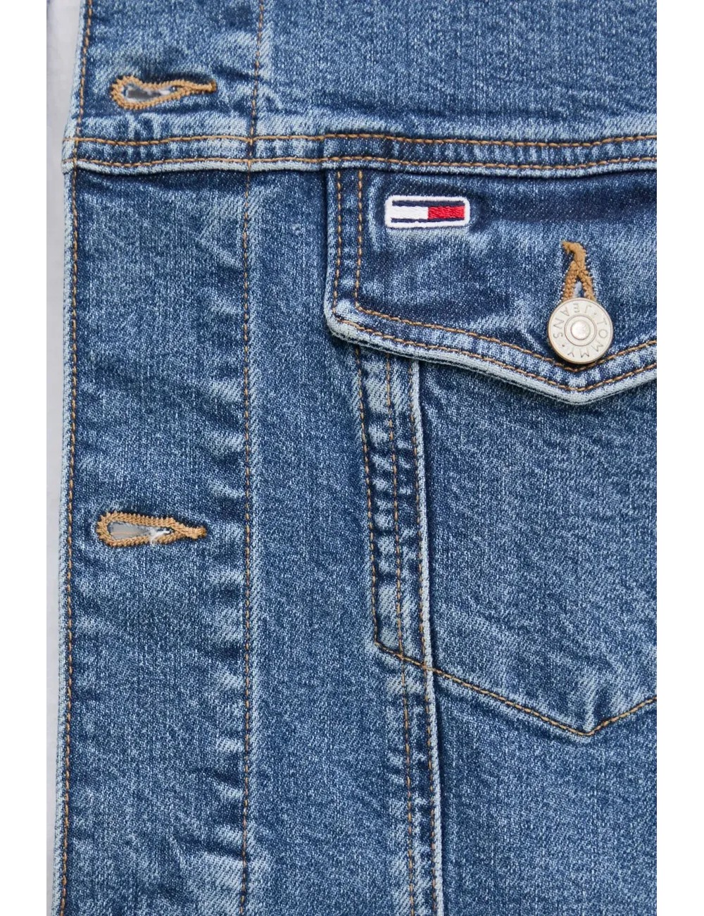 Giubbotto di jeans uomo Ryan lavaggio lavaggio vintage DM0DM21047 Tommy Jeans