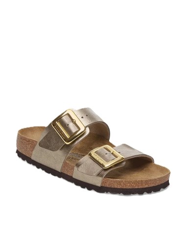 Sandali donna Sydney in Birko Flor e dettagli dorati 1029372 Birkenstock