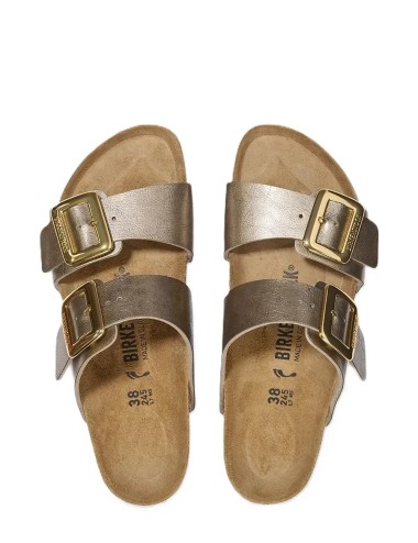 Sandali donna Sydney in Birko Flor e dettagli dorati 1029372 Birkenstock