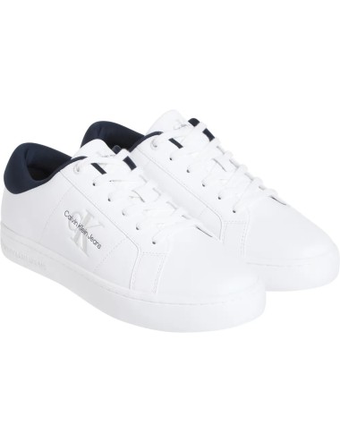 Sneakers uomo in pelle con logo YM0YM00864 Calvin Klein