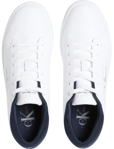 Sneakers uomo in pelle con logo YM0YM00864 Calvin Klein