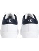 Sneakers uomo in pelle con logo YM0YM00864 Calvin Klein