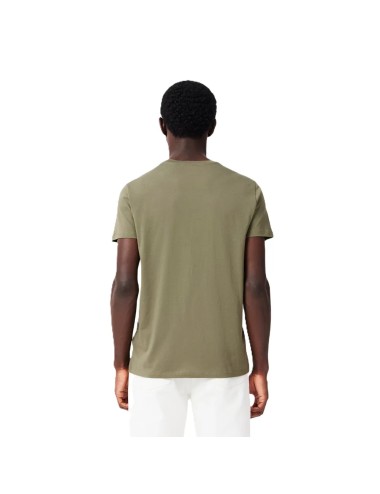 T-shirt uomo girocollo in cotone TH6709 Lacoste