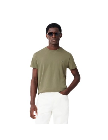 T-shirt uomo girocollo in cotone TH6709 Lacoste