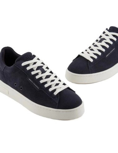 Sneakers uomo in pelle suede con logo XUX253XV868 A|X Armani Exchange