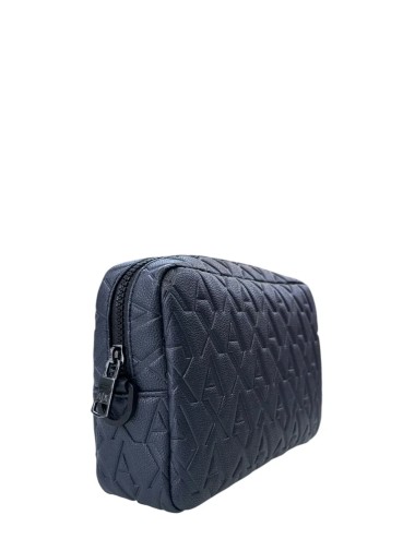 Pochette uomo in ecopelle con zip e logo impresso XM001272AF12133 A|X Armani Exchange