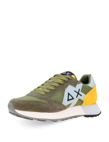 Sneakers uomo Jaki 2.0 Solid in pelle e tessuto Z35111 SUN68