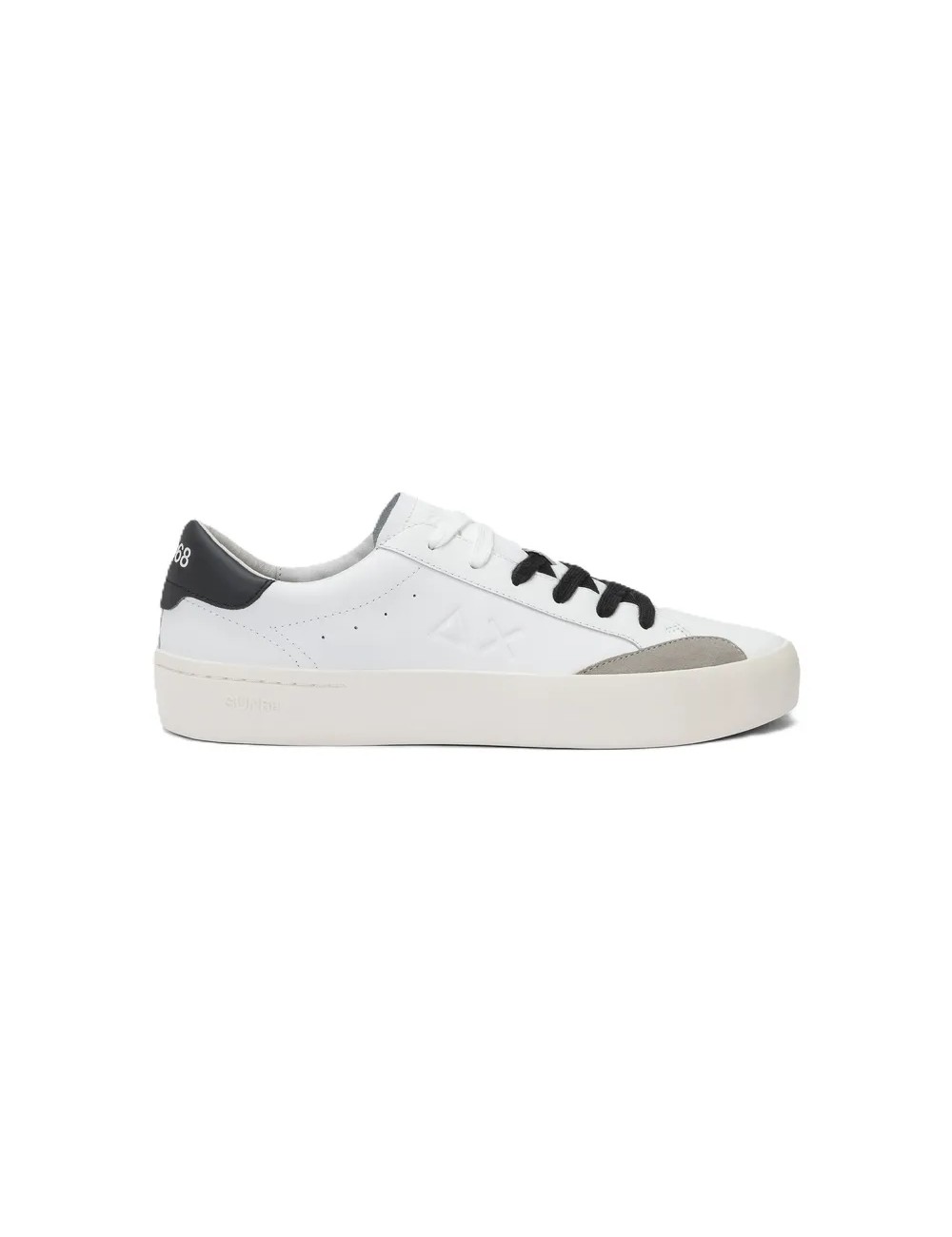 Sneakers uomo in pelle Street Leather con dettagli a contrasto Z35140 SUN68