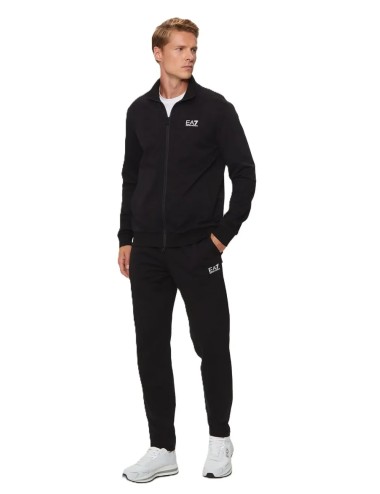 Tuta uomo in cotone con zip 8NPV60PJVRZ EA7 Emporio Armani